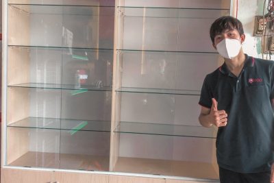 Quầy trưng bày QTB036