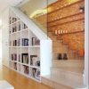 TỦ CẦU THANG + KỆ SÁCH 005