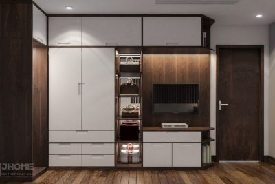 TỦ QUẦN ÁO+ BÀN LÀM VIỆC 028