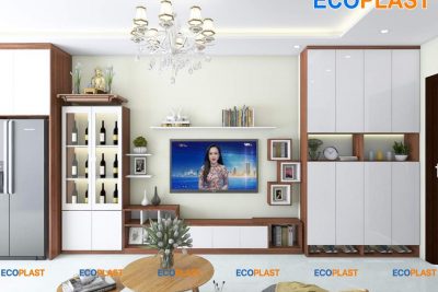 TỦ TIVI KÈM TỦ TRƯNG BÀY 007