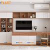 TỦ TIVI KÈM BÀN LÀM VIỆC VÀ KỆ SÁCH 010