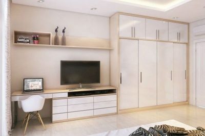 TỦ QUẦN ÁO+BÀN LÀM VIỆC 030