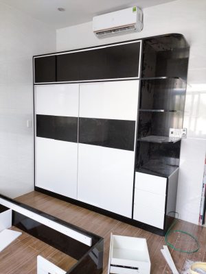 Thi công tủ quần áo nhựa ở Thuận An Bình Dương