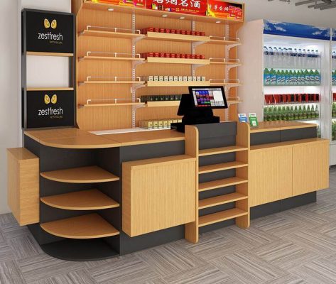 Thi công quầy thu ngân Thuận An Bình Dương