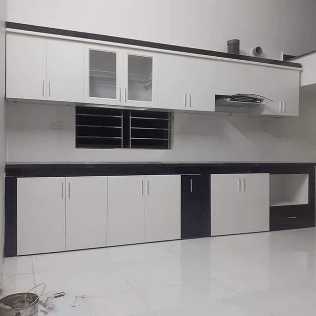 Thi công tủ bếp nhựa ởi Thuận An Bình Dương